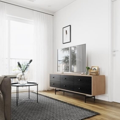 CHOBE, Kệ tivi, kệ để đồ, TVC_040, 160x40x58cm, Nội thất Nhà trên cao