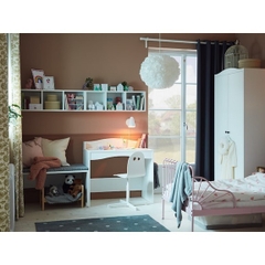 LOUIE, Bàn làm việc, bàn học đơn giản, DES_015, 93x51x88cm, Nội thất Nhà trên cao