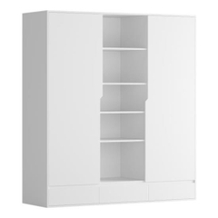 DORO, Tủ quần áo lưu trữ đồ, WAR_015, 180x59x200cm, tủ đựng quần áo Nhà trên cao