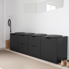 BANODAL, Tủ đựng đồ lưu trữ 6 hộc kéo, CAB_015, 160x47x53cm, Nội thất Nhà trên cao