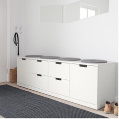 BANODAL, Tủ đựng đồ lưu trữ 6 hộc kéo, CAB_015, 160x47x53cm, Nội thất Nhà trên cao