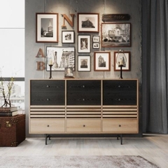CHOCHO, Tủ lưu trữ, Tủ đựng đồ, CAB_116, 160x40x98cm, Nội thất Nhà trên cao