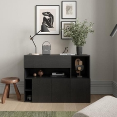 PARL, Tủ trưng bày, lưu trữ, CAB_230, 120x45x85cm, Nội thất Nhà trên cao
