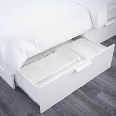KAYLE, Giường ngủ tân cổ điển 4 hộc tủ, BFR_017, 232x111cm, Nội thất Nhà trên cao