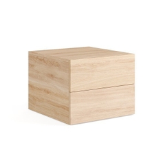NOA, Tủ Tủ đầu giường 2 ngăn kéo cở nhỏ, TAB_014, 46x48x36cm, Nội thất Nhà trên cao