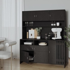 RASU, Tủ bếp, KIT_001, 140x55x172cm, Nội thất Nhà trên cao