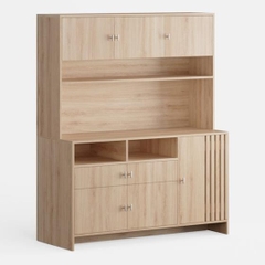 RASU, Tủ bếp, KIT_001, 140x55x172cm, Nội thất Nhà trên cao