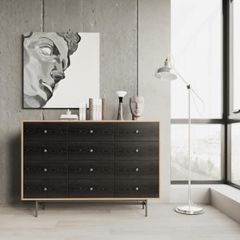 CHOBE, Tủ lưu trữ, tủ trưng bày, CAB_106, 140x40x98cm, Nội thất Nhà trên cao