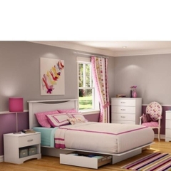 TWICE, Tủ đầu giường tân cổ điển 1 hộc tủ kéo, CAB_028, 57x43x50cm, Nội thất Nhà trên cao