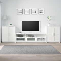 KAYLE, Bộ đôi tủ 3 tầng kết hợp Kệ tivi 3 hộc kéo, TVC_017, 336x41x95cm, Nội thất Nhà trên cao