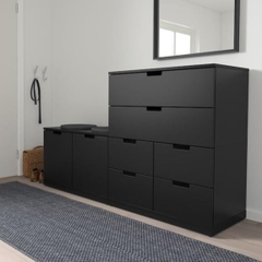 BANODAL, Tủ đựng đồ 8 ngăn kéo, CAB_031, 160x47x98cm, Nội thất Nhà trên cao