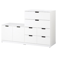 BANODAL, Tủ đựng đồ 8 ngăn kéo, CAB_031, 160x47x98cm, Nội thất Nhà trên cao