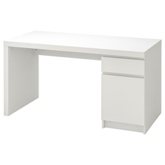 MOLY, Bàn làm việc, bàn học 1 hộc tủ, DES_019, 140x60x73cm, Nội thất Nhà trên cao
