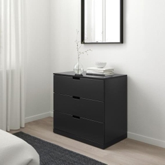 BANODAL, Tủ đựng đồ lưu trữ 3 tầng, CAB_029, 80x47x76cm, Nội thất Nhà trên cao