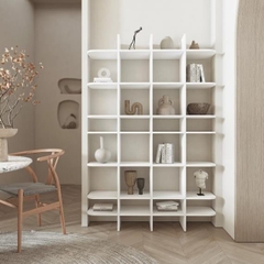 EMA, Kệ trưng bày đồ dùng, kệ sách, DSH_020, 120x28x180cm, Nội thất Nhà trên cao