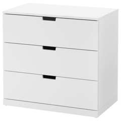 BANODAL, Tủ đựng đồ lưu trữ 3 tầng, CAB_029, 80x47x76cm, Nội thất Nhà trên cao