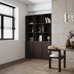 LOUI, Kệ trưng bày, DSH_090, 123x35x190cm, Nội thất Nhà trên cao