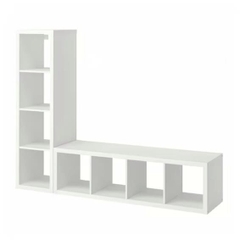 FELLY, Kệ tivi kết hợp kệ kệ để đồ chữ L, DSH_022, 184x38x144cm, Nội thất Nhà trên cao