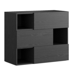 NAVE, Tủ lưu trữ đồ dùng 3 tầng, CAB_200, 100x45x84cm, Nội thất Nhà trên cao