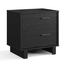 FLYNN, Tủ đầu giường 2 ngăn kéo phong cách Bắc Âu, TAB_007, 57x42x57cm, Nội thất Nhà trên cao