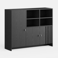 RASU, Tủ lưu trữ đa năng 2 tầng, CAB_299, 120x37x98cm, Nội thất Nhà trên cao