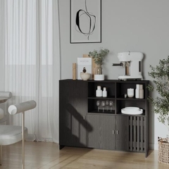 RASU, Tủ lưu trữ đa năng 2 tầng, CAB_299, 120x37x98cm, Nội thất Nhà trên cao