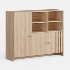 RASU, Tủ lưu trữ đa năng 2 tầng, CAB_299, 120x37x98cm, Nội thất Nhà trên cao