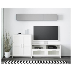 KAYLE, COMBO Kệ tivi 2 hộc kéo kết hợp tủ 3 tầng, TVC_013, 198x41x95cm, Nội thất Nhà trên cao