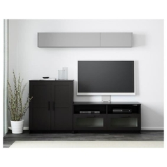 KAYLE, COMBO Kệ tivi 2 hộc kéo kết hợp tủ 3 tầng, TVC_013, 198x41x95cm, Nội thất Nhà trên cao