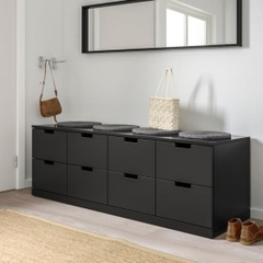 BANODAL, Tủ đựng đồ lưu trữ 2 tầng 8 ngăn, CAB_027, 160x47x53cm, Nội thất Nhà trên cao