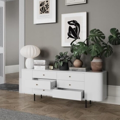 SELLA, Tủ trang trí, tủ lưu trữ, CAB_273, 160x40x60cm, Nội thất Nhà trên cao
