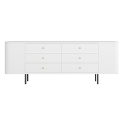 SELLA, Tủ trang trí, tủ lưu trữ, CAB_273, 160x40x60cm, Nội thất Nhà trên cao