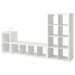 FELLY, Kệ tivi kết hợp kệ kệ để đồ đa năng, DSH_028, 258x38x144cm, Nội thất Nhà trên cao