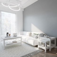 LUMI, Bàn trà phòng khách, SID_002, 90x90x46cm, Nội thất Nhà trên cao