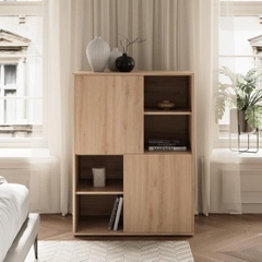NAVE, Tủ lưu trữ đồ dùng 4 tầng, CAB_195, 90x50x120cm, Nội thất Nhà trên cao