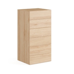 NOA, Tủ đựng đồ lưu trữ 6 ngăn kéo size lớn, CAB_219, 80x48x108cm, Nội thất Nhà trên cao