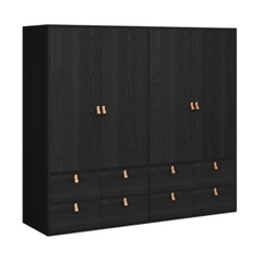STUD, Tủ quần áo, WAR_057, 200x59x180cm, tủ đựng quần áo Nhà trên cao