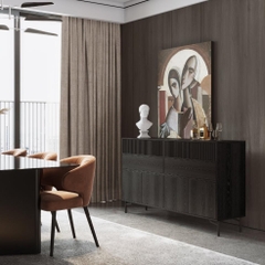 VATICE, Tủ lưu trữ, CAB_258, 156x40x90cm, Nội thất Nhà trên cao