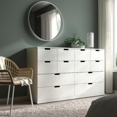 BANODAL, Tủ đựng đồ 12 ngăn kéo, CAB_020, 160x47x98cm, Nội thất Nhà trên cao