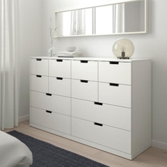 BANODAL, Tủ đựng đồ 12 ngăn kéo, CAB_020, 160x47x98cm, Nội thất Nhà trên cao