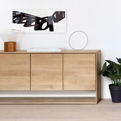 NIRDO, Tủ đựng đồ lưu trữ 4 ngăn, CAB_205, 210x45x80cm, Nội thất Nhà trên cao
