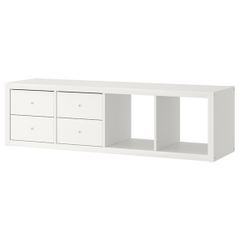 FELLY, kệ để đồ vật dụng 4 ngăn đa năng treo tường, DSH_024, 144x38x40cm, Nội thất Nhà trên cao