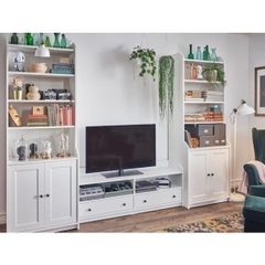 BAHA, COMBO Kệ tivi kết hợp kệ tủ kệ để đồ, CAB_045, 278x46x199cm, Nội thất Nhà trên cao