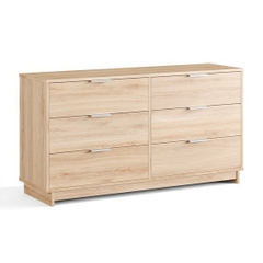 ALITE, Tủ lưu trữ 6 ngăn kéo size nhỏ Bắc Âu, CAB_269, 136x40x72cm, Nội thất Nhà trên cao