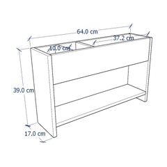 OPEAR, Kệ đựng dụng cụ học tập cho trẻ, DSH_078, 64x17x39cm, Nội thất Nhà trên cao