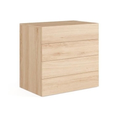 NOA, Tủ đựng đồ lưu trữ 4 ngăn kéo size lớn, CAB_220, 108x48x72cm, Nội thất Nhà trên cao