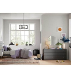 GUIL, Tủ đựng đồ dùng hiện đại 3 tầng 6 ngăn kéo, CAB_149, 143x35x68cm, Nội thất Nhà trên cao