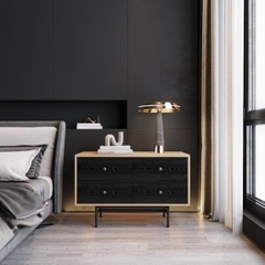 CHOBE, Tủ lưu trữ, tủ trưng bày, TAB_068, 90x40x58cm, Nội thất Nhà trên cao