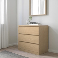 MOLY, Tủ đựng đồ 3 ngăn kéo, CAB_188, 80x48x78cm, Nội thất Nhà trên cao