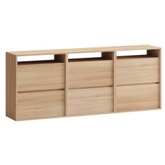 DECO, Tủ đựng đồ, tủ lưu trữ, CAB_291, 210x40x84cm, Nội thất Nhà trên cao